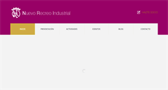 Desktop Screenshot of nuevorecreoindustrial.com